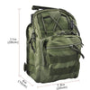 Tactical Military Sling Backpack Shoulder Bag Molle Outdoor Daypack Backpack with Adjustable Strap