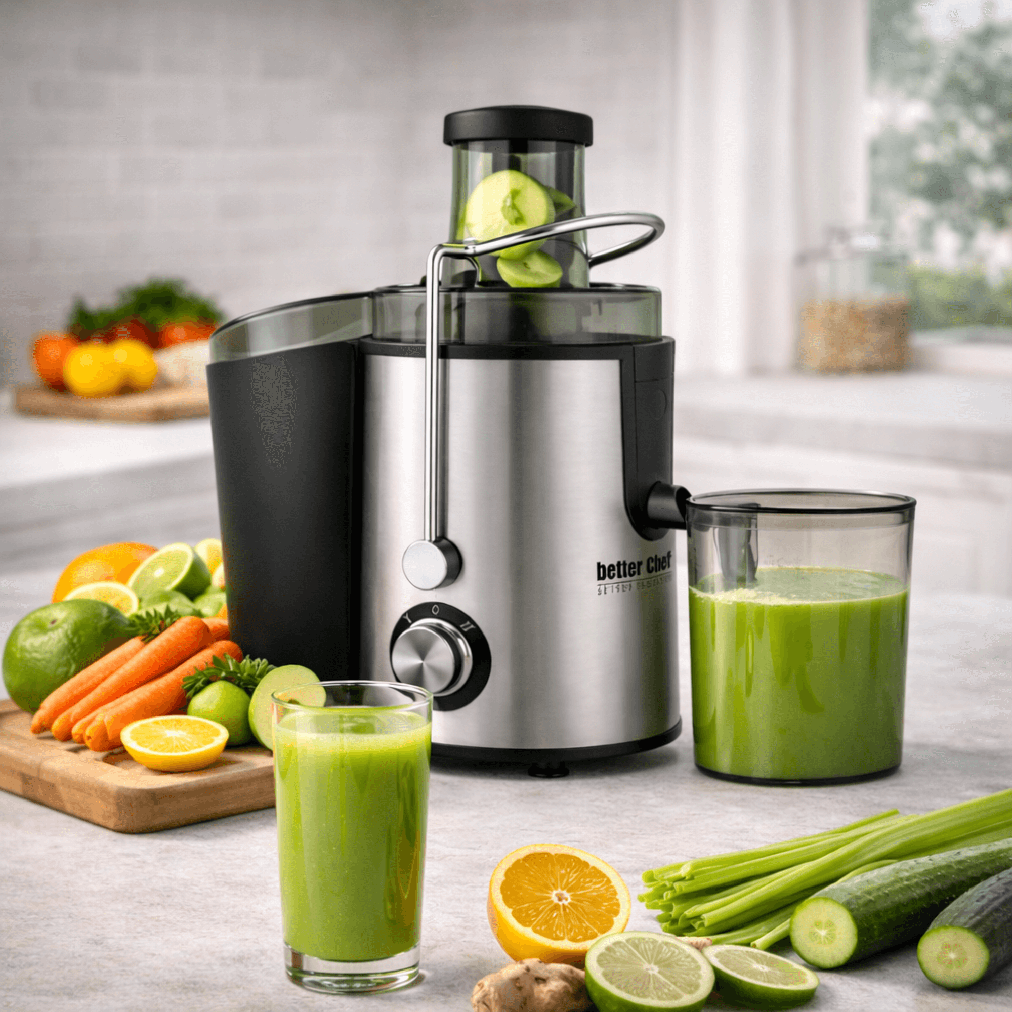Better Chef 400W Large Feed Juice Extractor