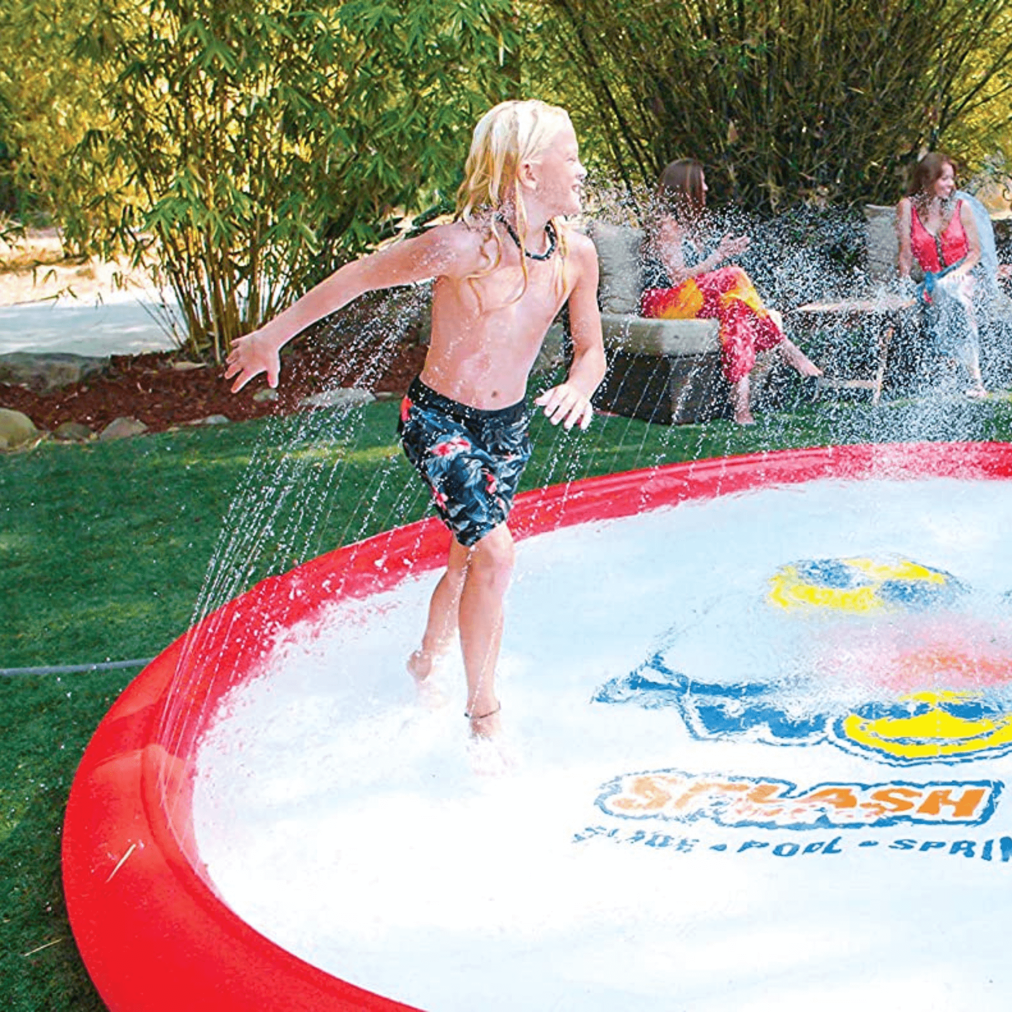 WOW Waterports Super Splash Pad 12' with Adjustable Sprinkler and Wading Pool