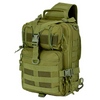 Tactical Military Sling Backpack 15L Shoulder Bag Molle Outdoor Daypack Backpack with Adjustable Strap