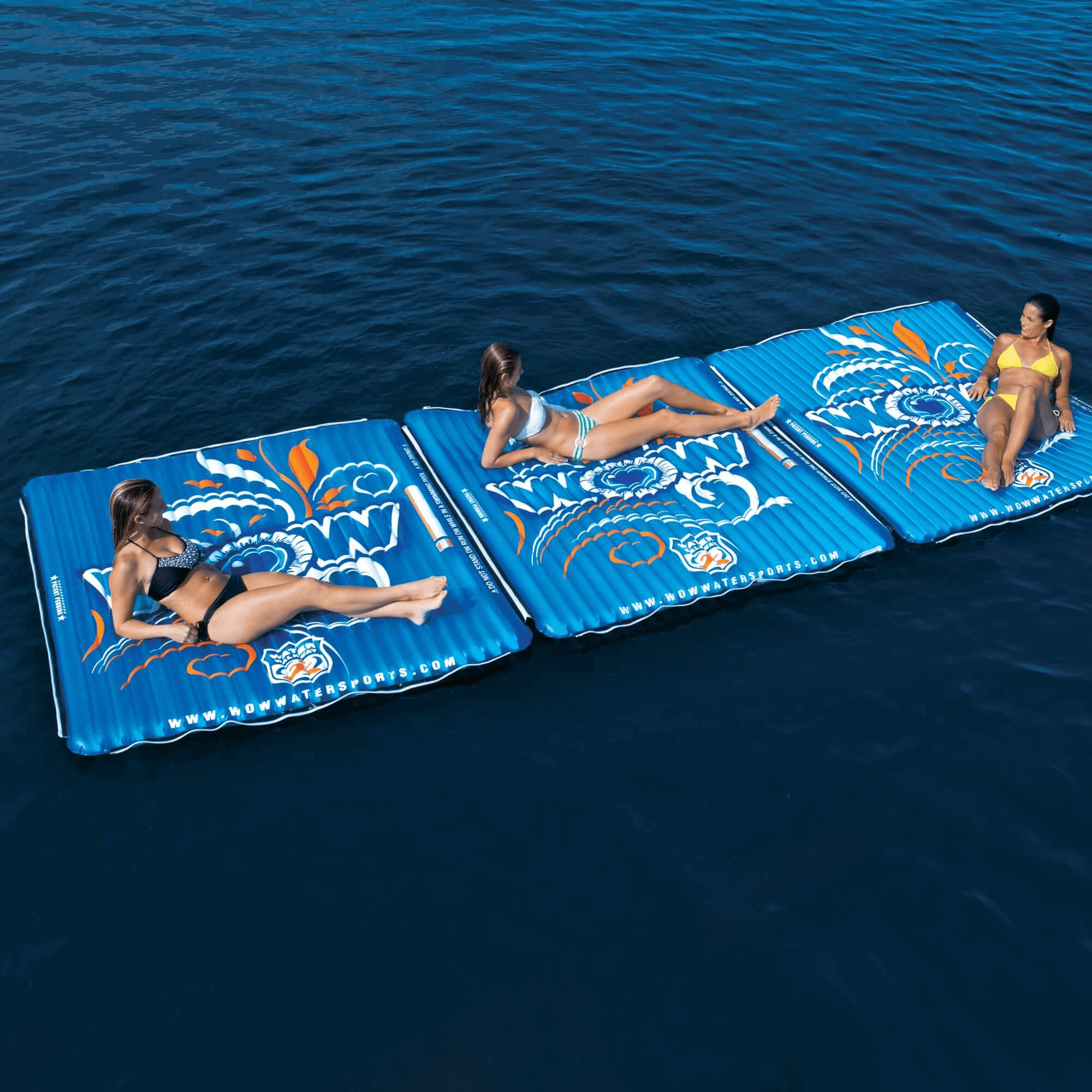 WOW Watersports Water Walkway 6 x 6 Inflatable Walkway with Zippers