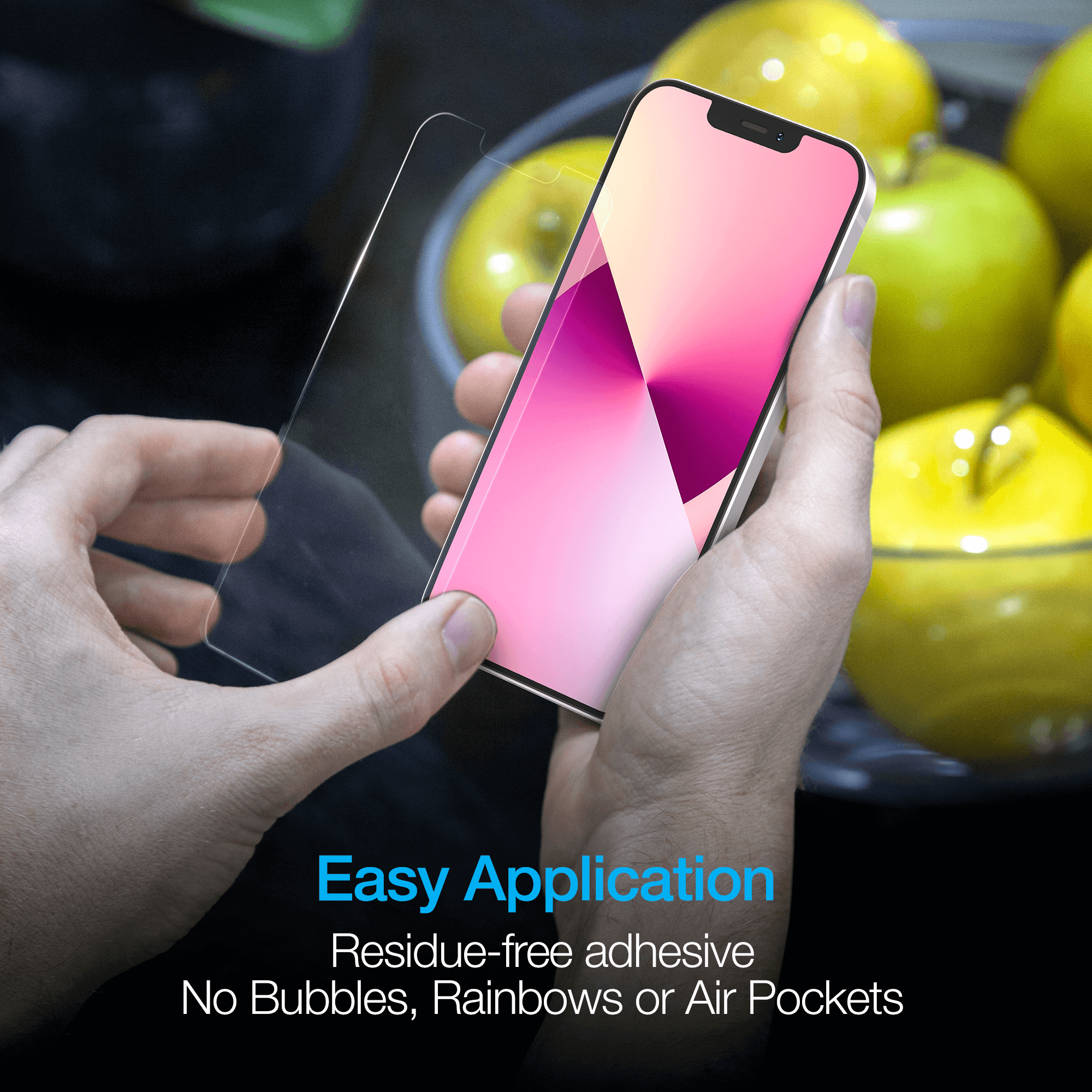 Naztech IntelliShield HD Tempered Glass 25pc Set for the iPhone 13 Mini