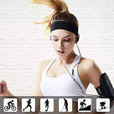 Sport and Fitness Sweat Wicking Fitness Headband  for Yoga, Running and Exercise