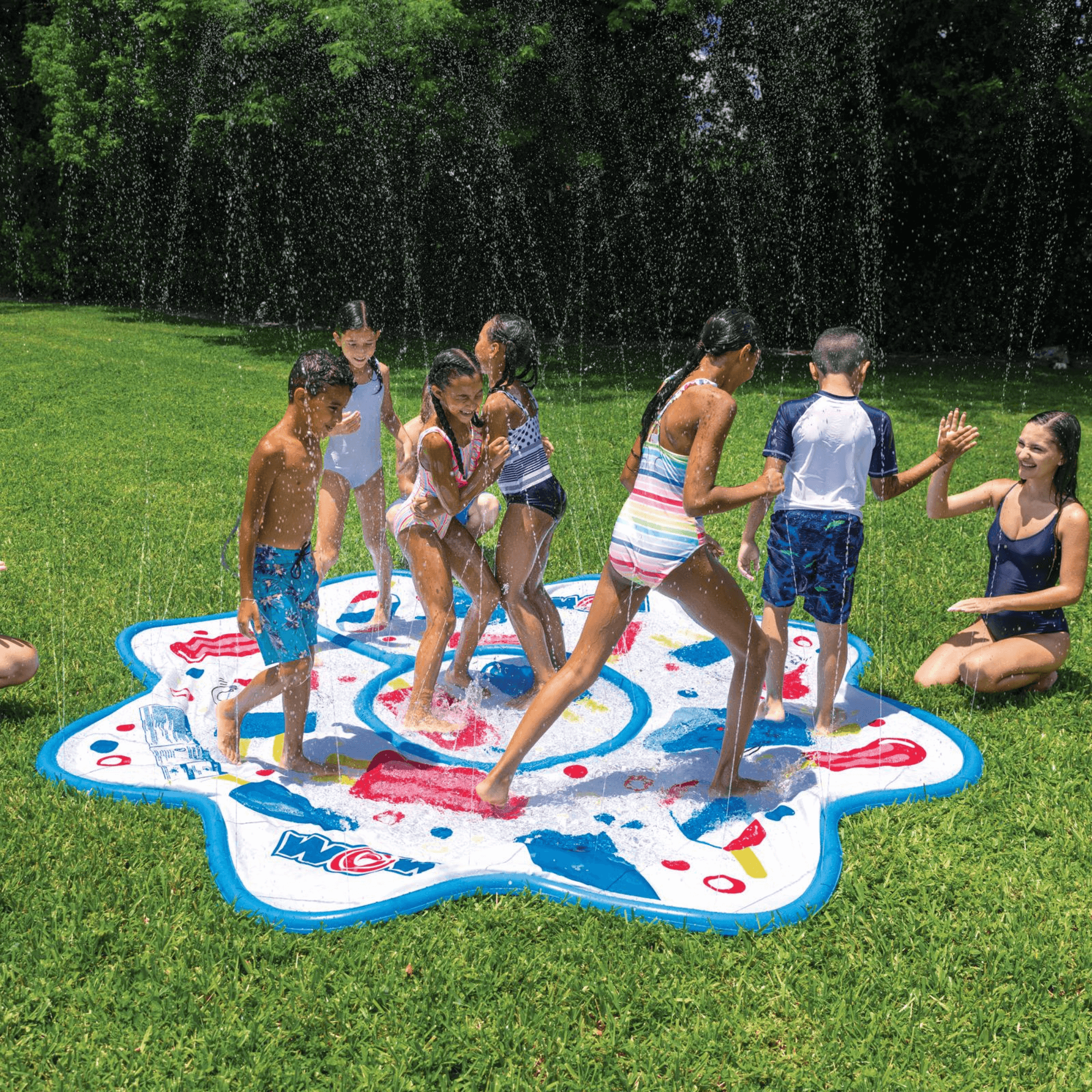 WOW Watersports Popsicle 10ft Octagonal Spray Pad, Connects to Standard Hose