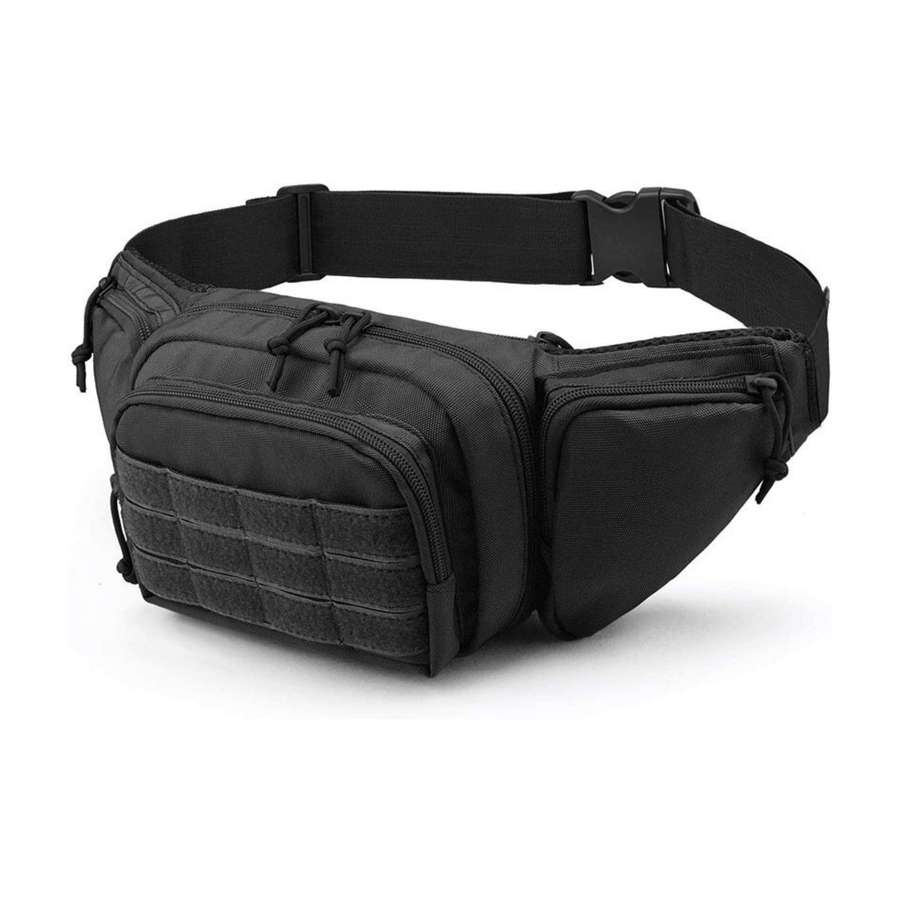 Tactical Military Fanny Pack Waist Bag & MOLLE EDC Pouch For Outdoor Activities