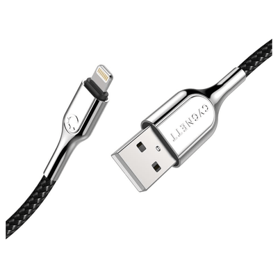 Cygnett Armoured Lightning to USB-A Braided Fast Charging Cable 1M Flexible