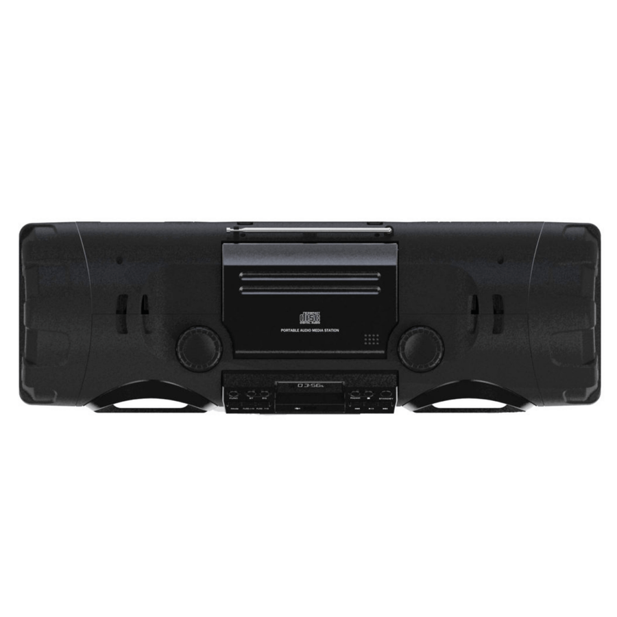 Naxa MP3/CD Bass Reflex Bluetooth Boombox - Refurbished