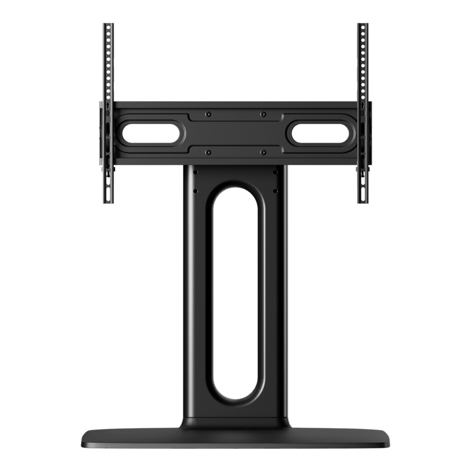 ErgoAV Tabletop TV Stand with Swivel for up to 86" TVs with Storage Compartment