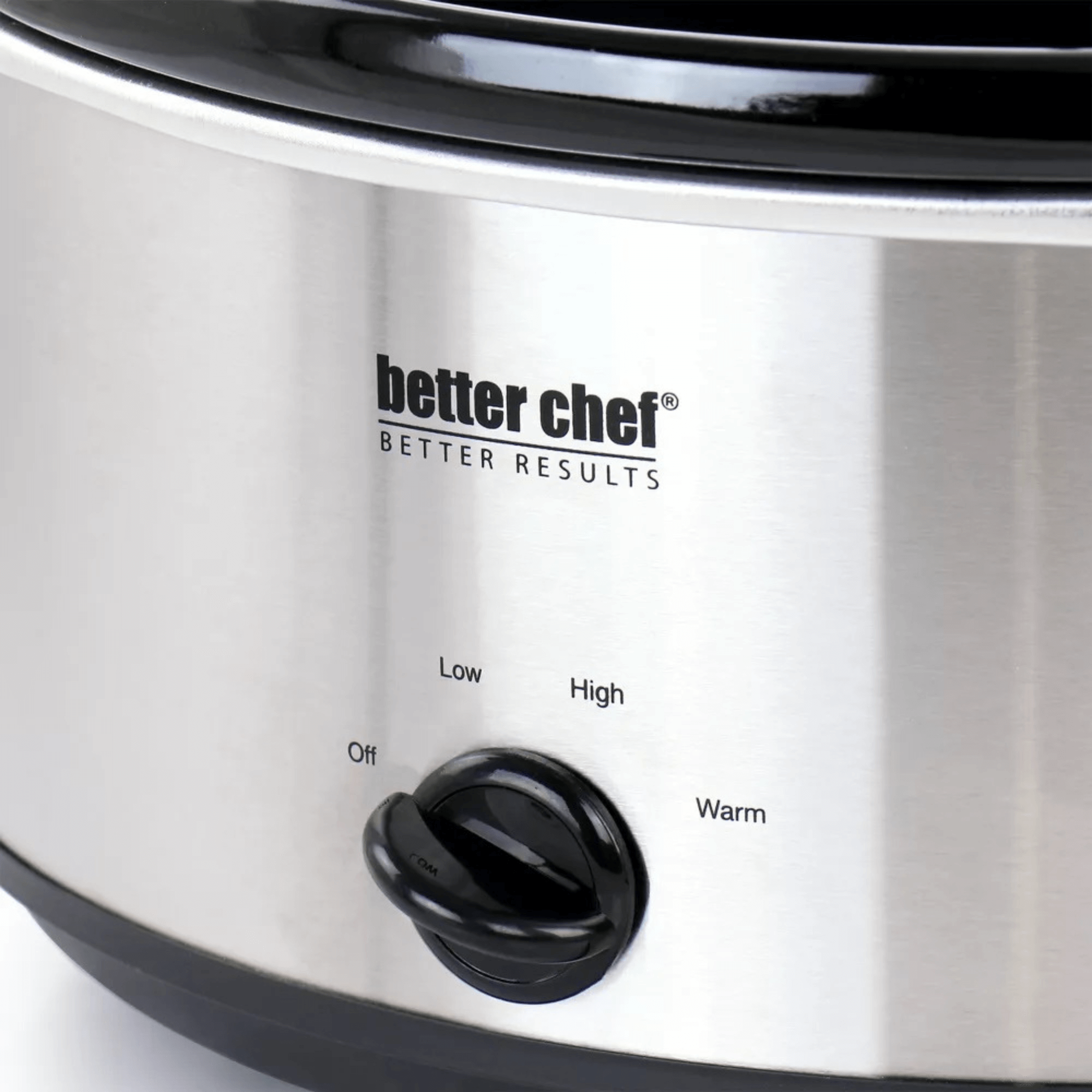 Better Chef 4-Quart Oval Slow Cooker in Brushed Stainless Steel