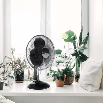 Impress 12-Inch Oscillating Desk Fan