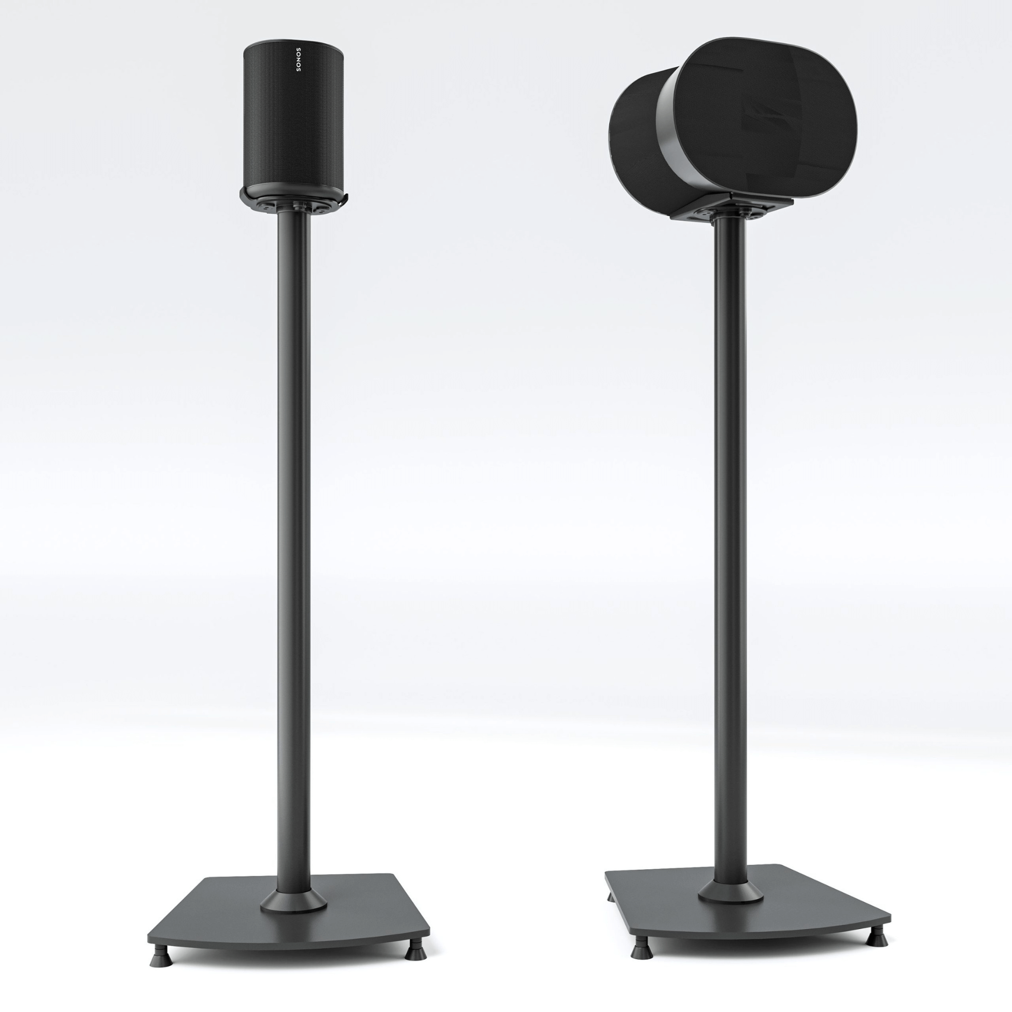 ErgoAV 1-Pair Fixed Height Sonos Speaker Stands 34"