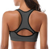 Women’s Stylish Racerback Athletic Sports Bra | Padded Seamless High Impact Support for Yoga, Gym Workouts, Fitness Training and Running