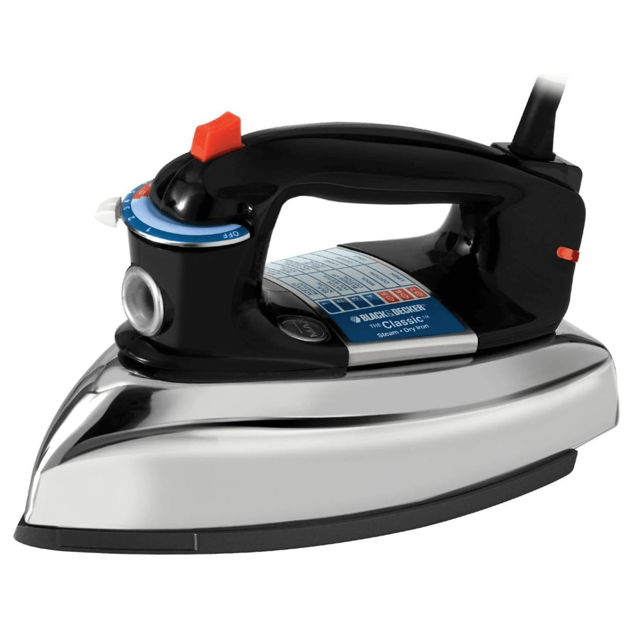 Black & Decker Classic Auto-Shutoff Iron with Aluminum Soleplate