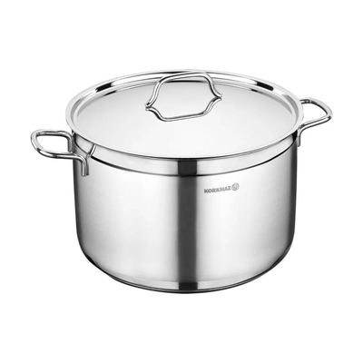 Korkmaz Alfa 11L Stainless Steel Casserole Dish with Lid