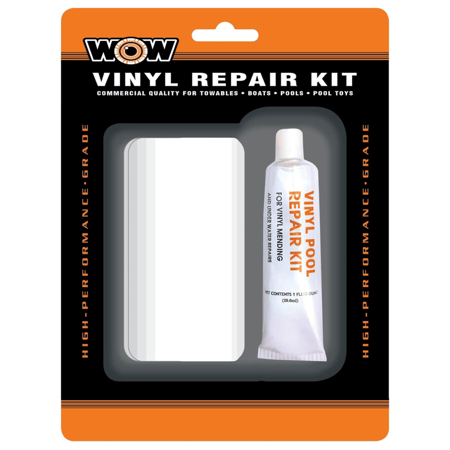 WOW Watersports Vinyl PVC Repair Kit For Boating Tubes Air Mattresses Inflatable Rafts