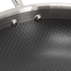 Better Chef 12.5-Inch 3-Ply Stainless Steel Nonstick Wok with Lid