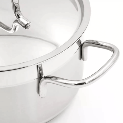 Korkmaz Alfa 11L Stainless Steel Casserole Dish with Lid