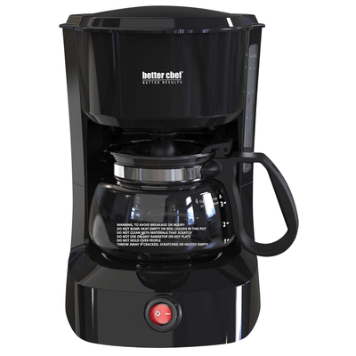 Better Chef 4-Cup Coffeemaker with Grab-A-Cup Feature - REFURBISHED