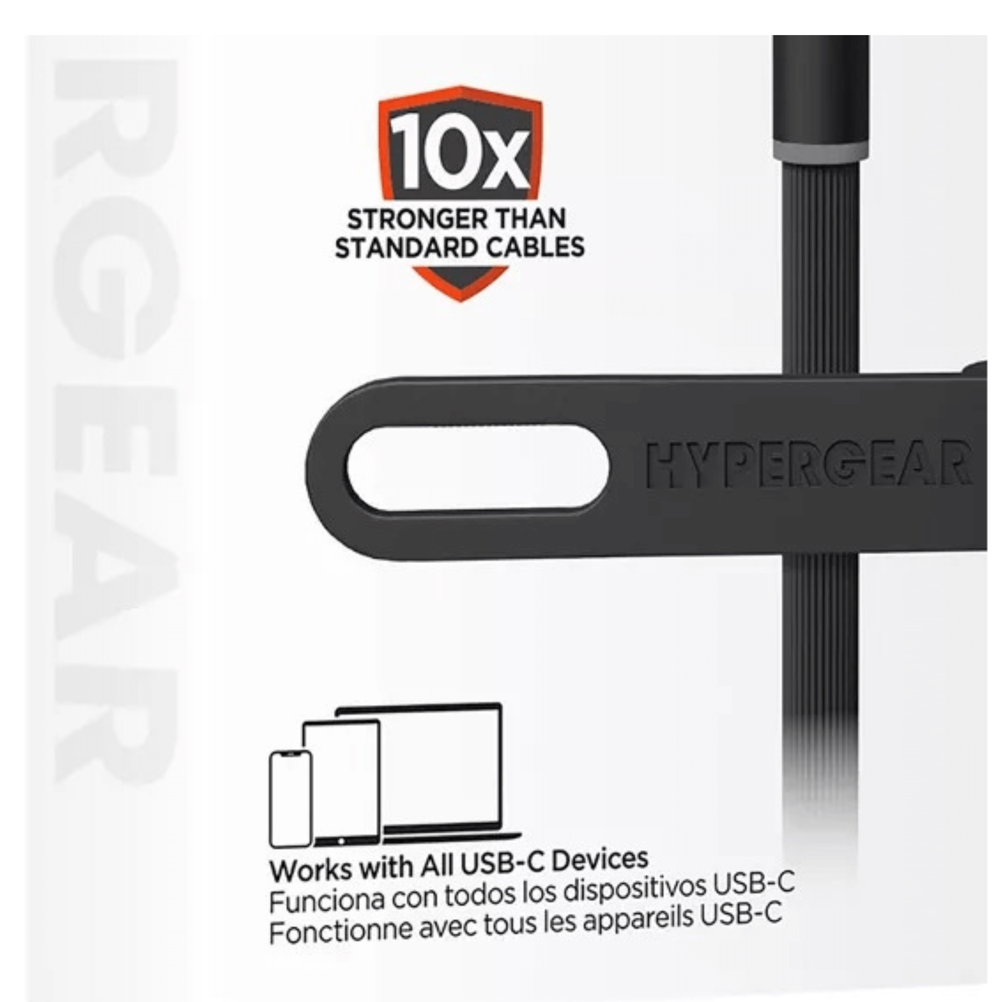 HyperGear Flexi PRO USB-C to USB-C Cable 10ft