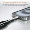 HyperGear TECHcessories Black Braided Rope Universal Crossbody Phone Strap