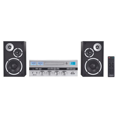 Victor Milwaukee II Desktop BT CD Stereo System - Refurbished