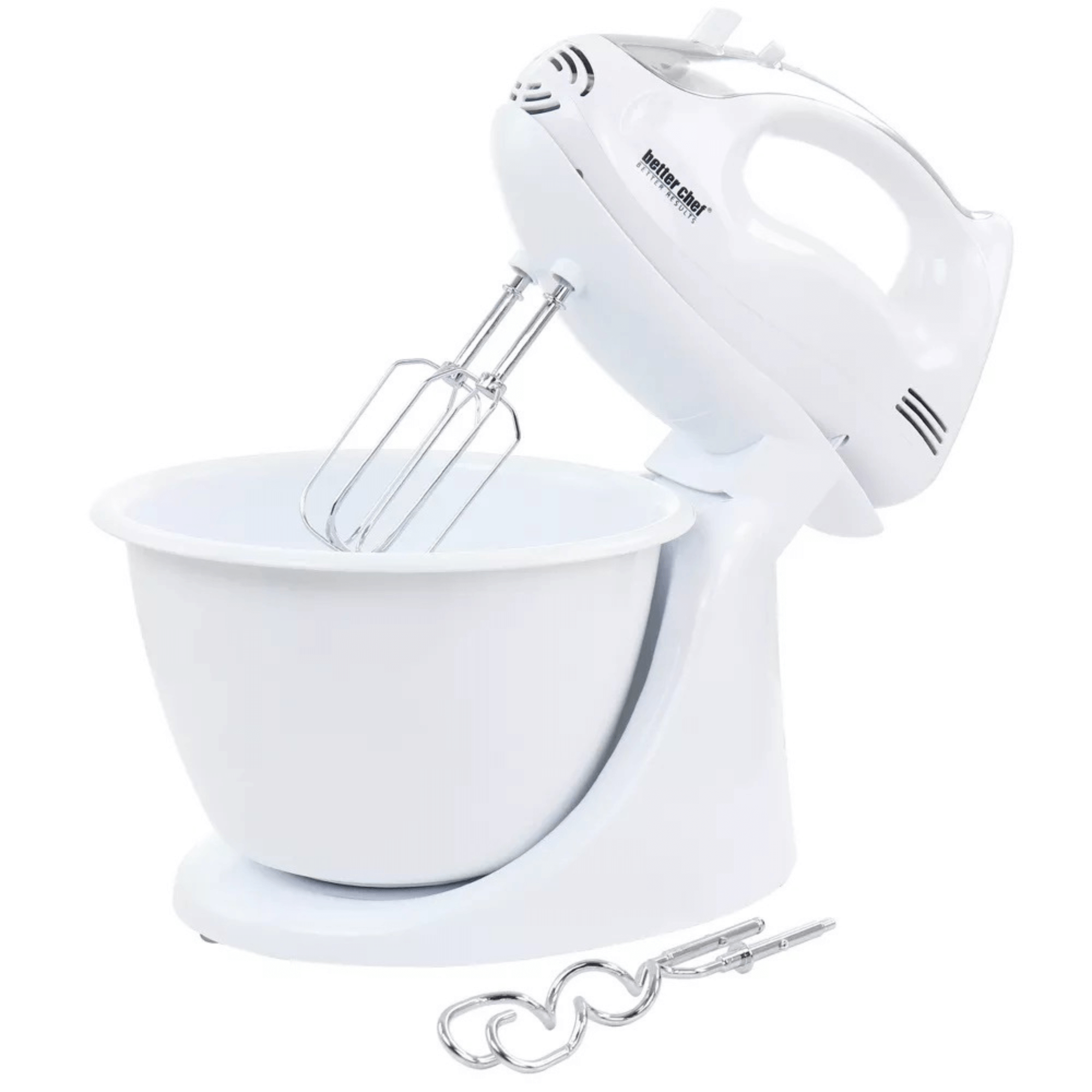 Better Chef 200 Watt Stand/Hand Mixer with Mixing Bowl