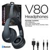 HyperGear V80 Studio Bluetooth Headphones Black (14481-HYP)