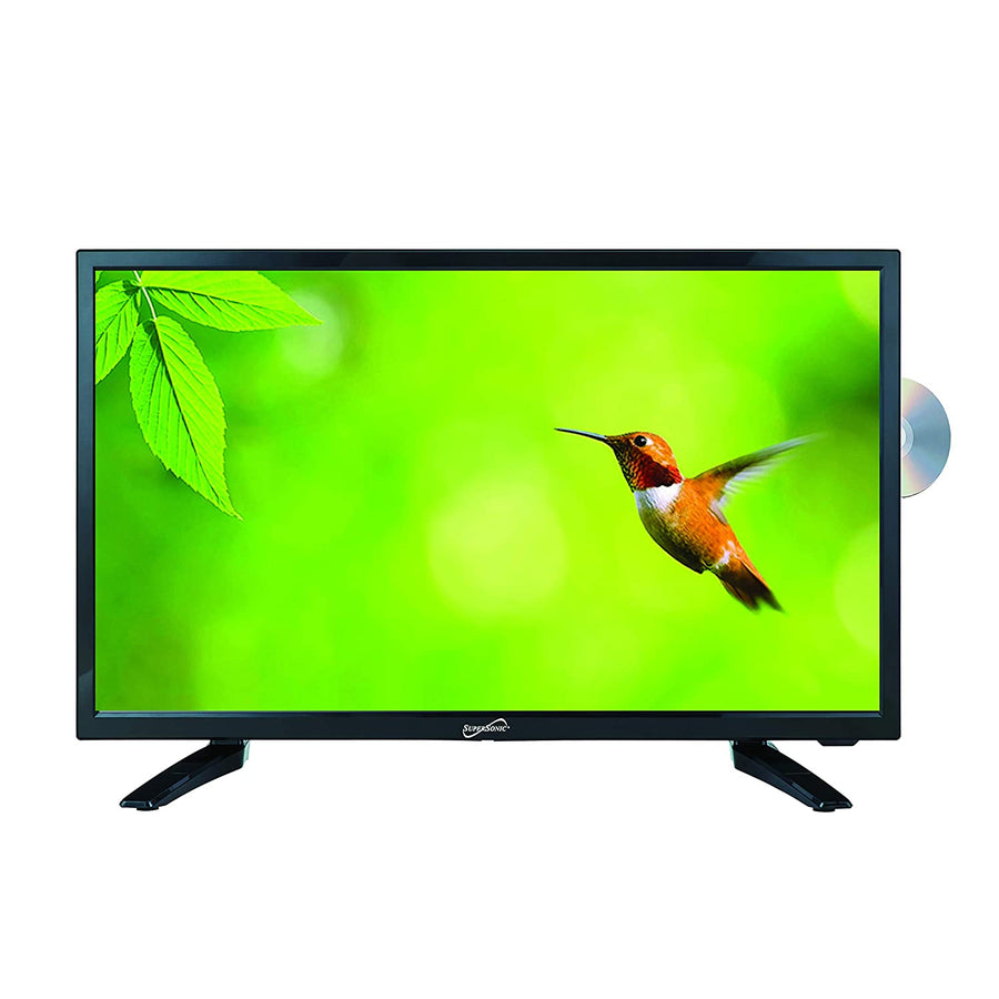Supersonic 19" 12 Volt ACDC LED HDTV with DVD Player, USB, SD Card Reader and HDMI (SC-1912)