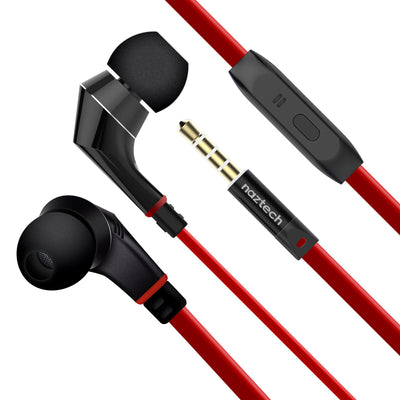 Naztech NX80 Stereo Earphones with Mic 3.5mm (14355-HYP)