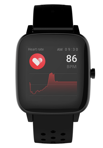 Smartwatch with Dynamic Heart Rate, Temperature, Blood Oxygen, and Blood Pressure Monitor (SC-175SWT)