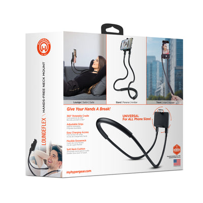 HyperGear LoungeFlex Hands-Free Neck Mount for Hands-Free Viewing (15507-HYP)