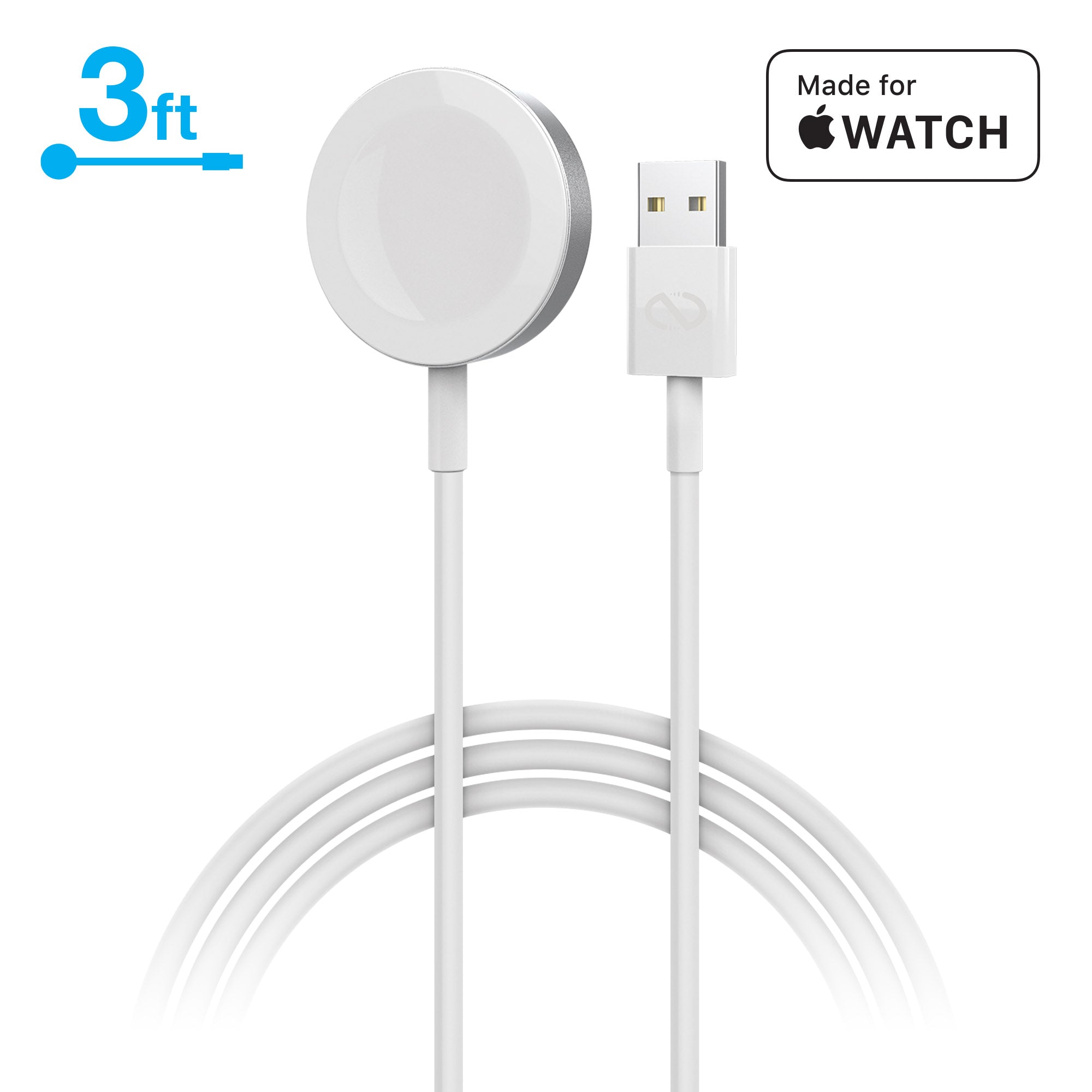 Naztech Magnetic Charging Cable for Apple Watch 3ft