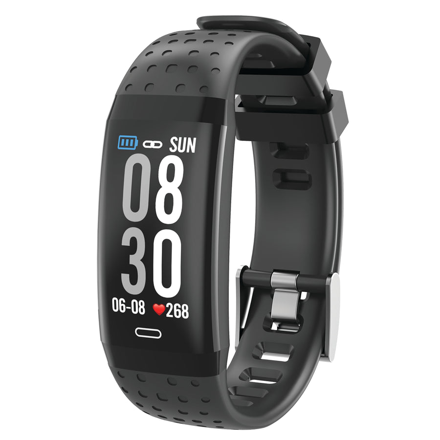 Bluetooth Fitness Band with Heart Rate & Blood Pressure Monitors & 3-Color Band Set (SC-87FB)