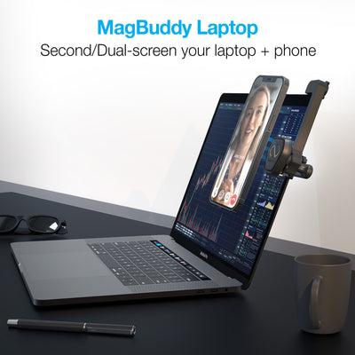 Naztech MagBuddy Elite Laptop Mount w Adjustable Angle & Orientation (15481-HYP)