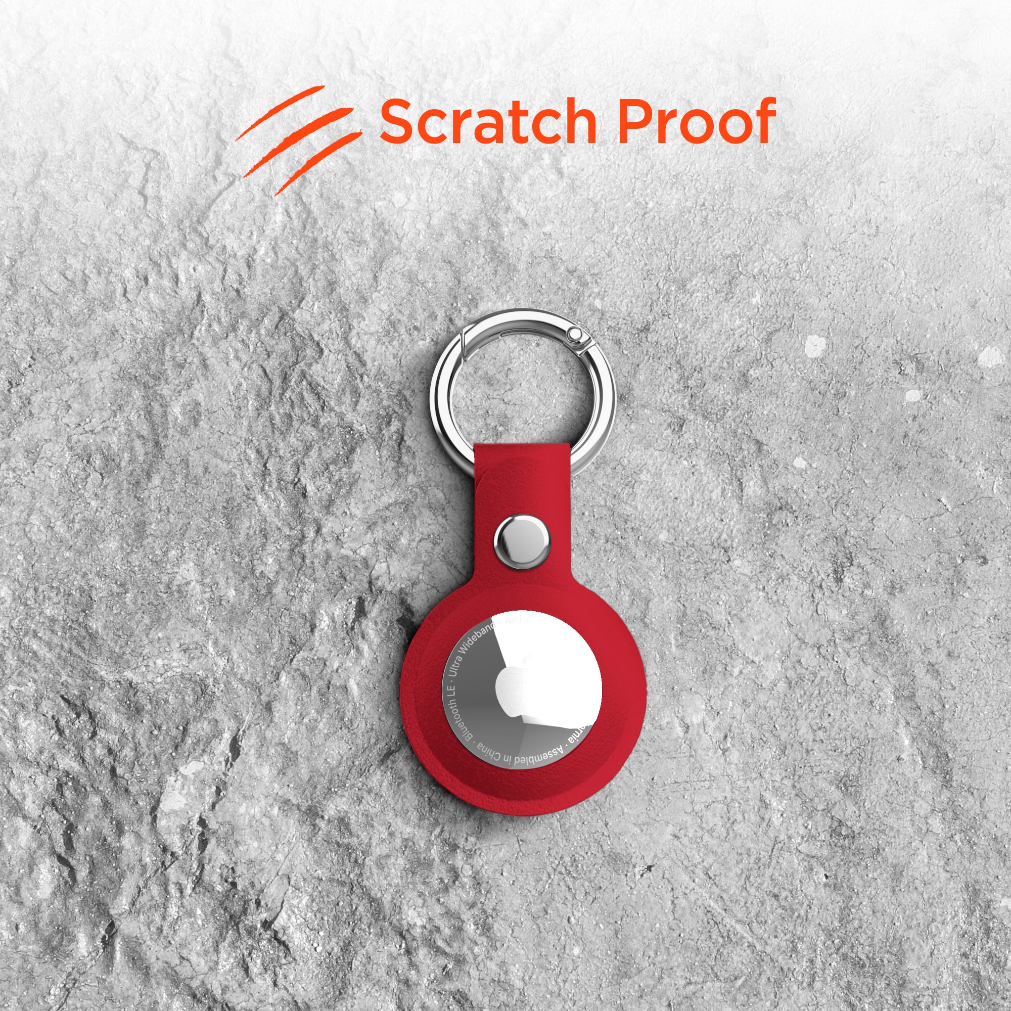 HyperGear AirCover Vegan Leather Keyring for AirTags