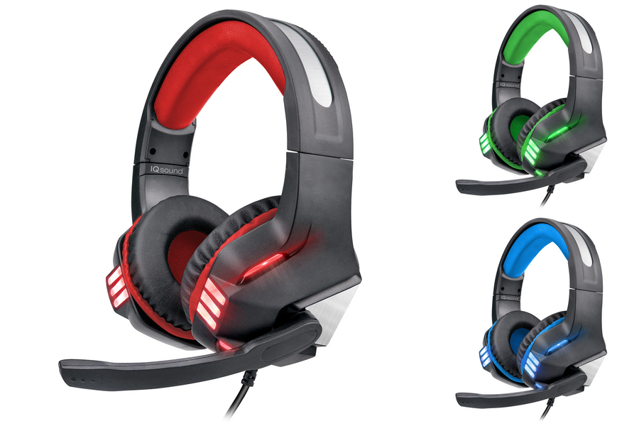 Supersonic Pro-Wired Gaming Headset with Great Stereo Surround Sound Effect (IQ-480G)