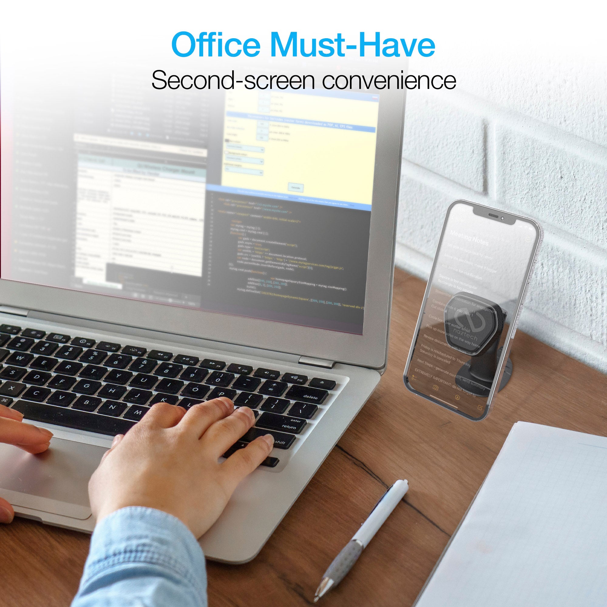 Naztech MagBuddy Elite Dash Mini Mount with Flexible Base