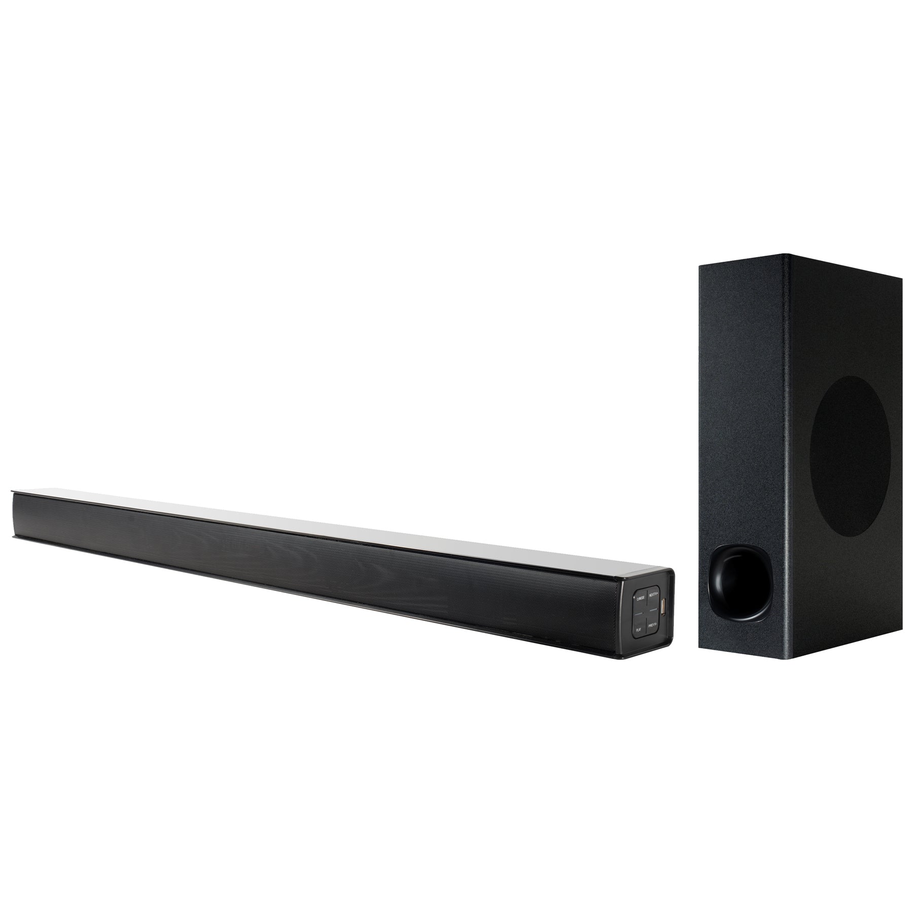 Supersonic 35" Optical Bluetooth Soundbar and Subwoofer with Large LED Display (SC-1422SBW)