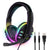 HyperGear SoundRecon RGB LED Gaming Headset w 7 Color Lights & Mic (15537-HYP)