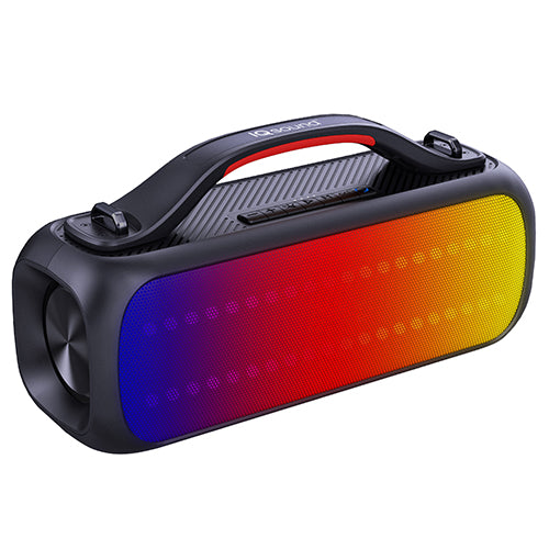 Portable Water-Resistant Bluetooth Speaker with Hands-Free Mic (IQ-3535RGB)