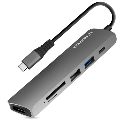 Naztech All-In-One USB-C Adapter Hub Space (ADAPTER-PRNT)