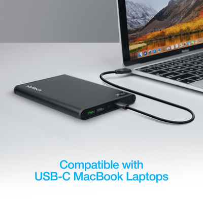 Naztech 20000mAh Ultra-Thin 75W USB-C PD Laptop PowerBank Bl (14267-HYP)