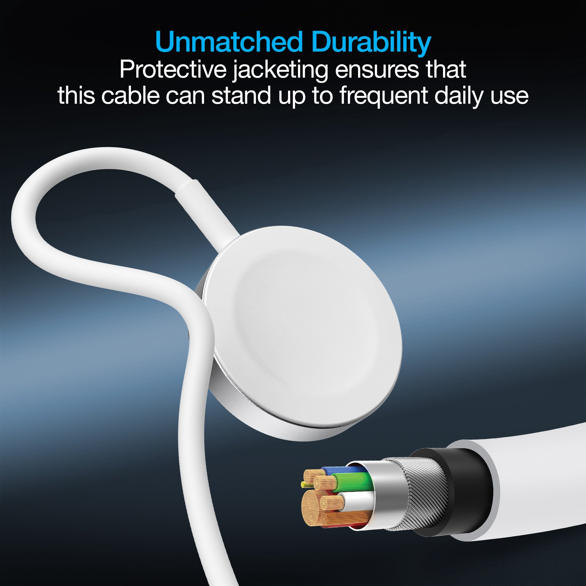 Naztech Magnetic Charging Cable for Apple Watch 3ft