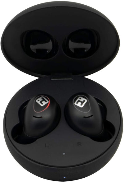 XT-59 Water-Resistant Wireless Bluetooth Earbuds with Round Charging Case (BE-200)