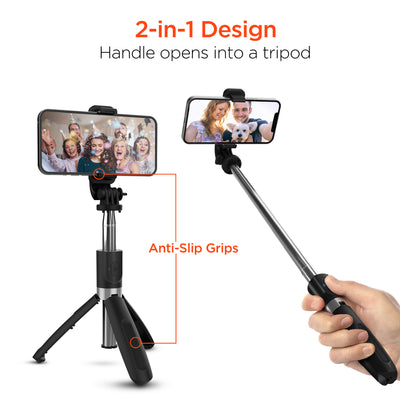 HyperGear SnapShot Wireless Selfie Stick + Tripod Black (15437-HYP)