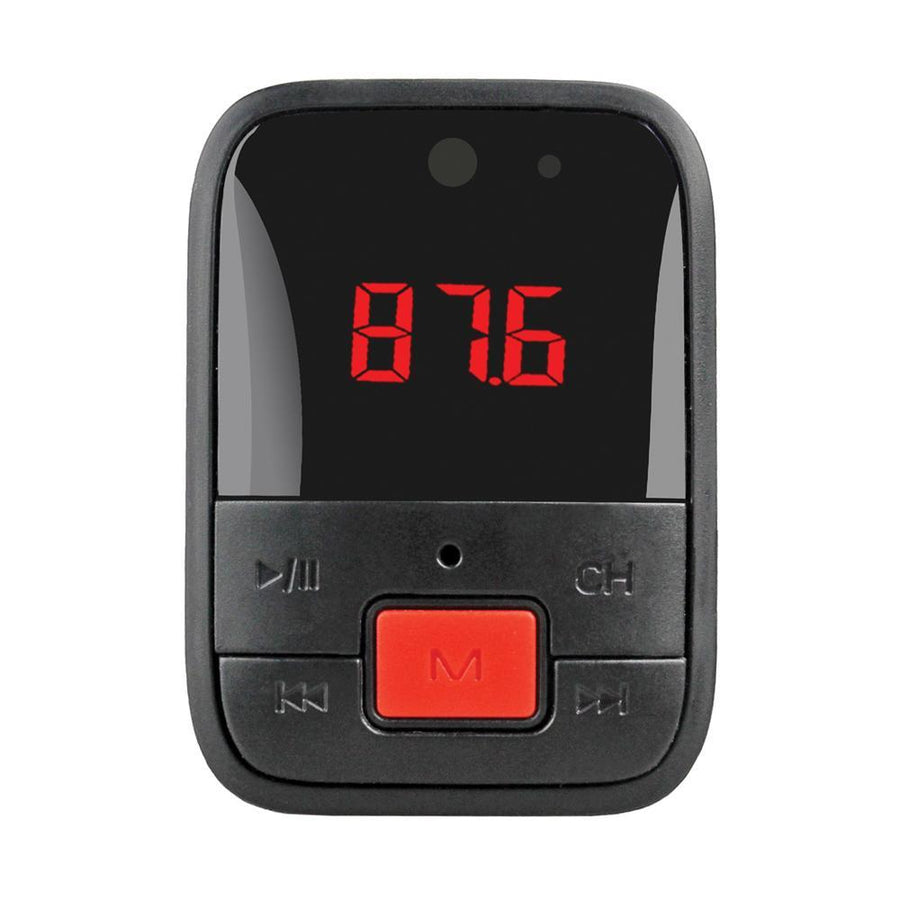 Bluetooth Wireless FM Transmitter with USB, AUX, and Micro SD Inputs (IQ-208BT)