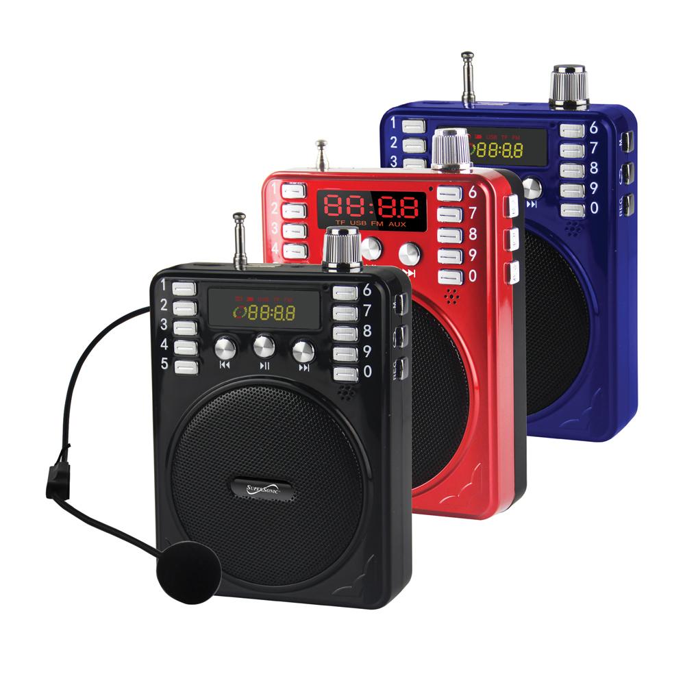 Supersonic Bluetooth Portable PA System (SC-1443BT)