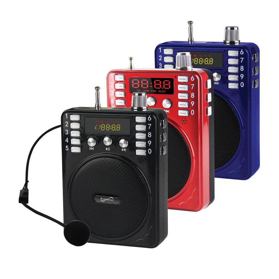 Supersonic Bluetooth Portable PA System (SC-1443BT)