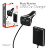 HyperGear Road Runner 8.2A 4 USB Car Charger Black (14199-HYP)