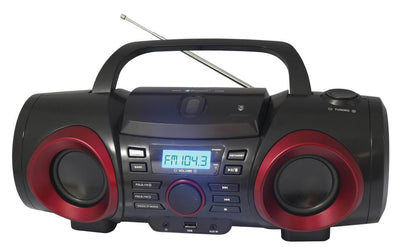 MP3 & CD Boombox with Bluetooth (NPB-267)